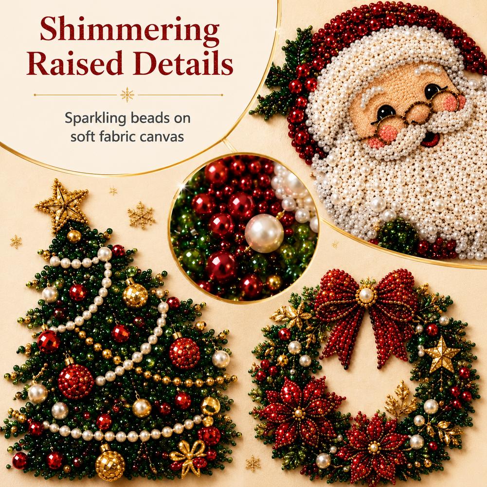 クリスマス サンタクロース パールアート DIYキット 額入 - Resin Art Work のレビューと価格