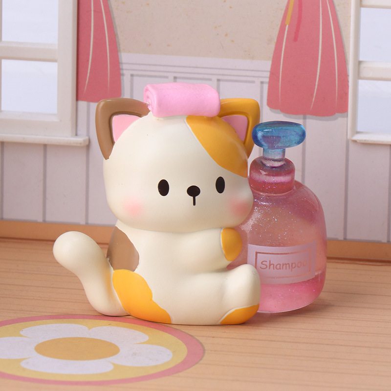 バスタイムニャークルー ブラインドボックス かわいいお風呂猫 - Resin Art Case のレビューと価格