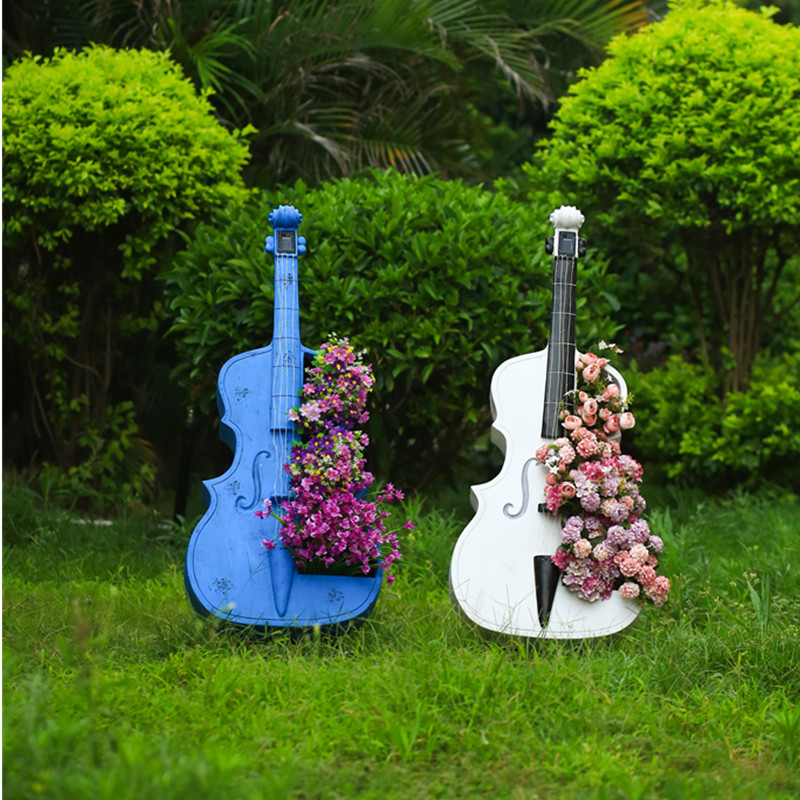 チェロ型の庭園彫刻 大型屋外パティオアート装飾彫刻 結婚式  - Resin Art Wedding Gift のレビューと価格