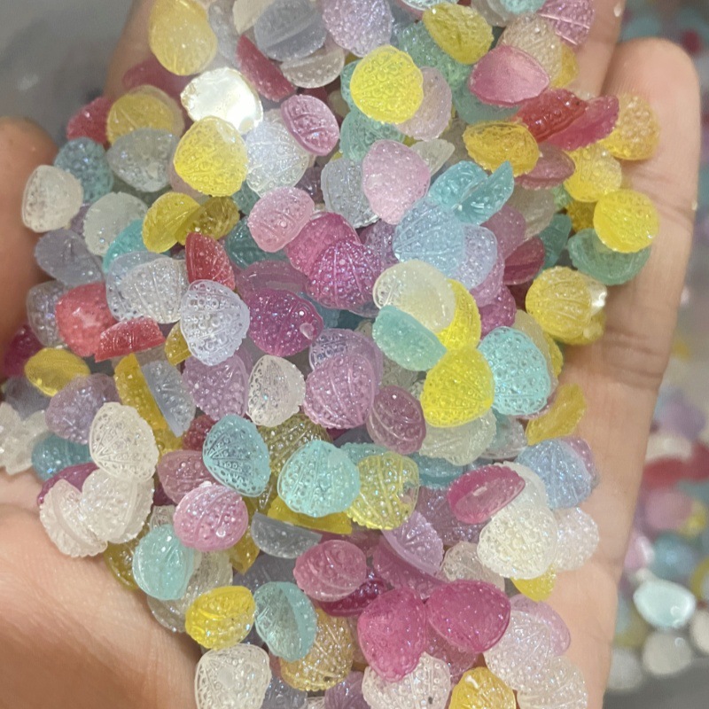 7.7mmミニシュガーフロストシェルフラットバックレジンオー - Resin Art Equipment のレビューと価格