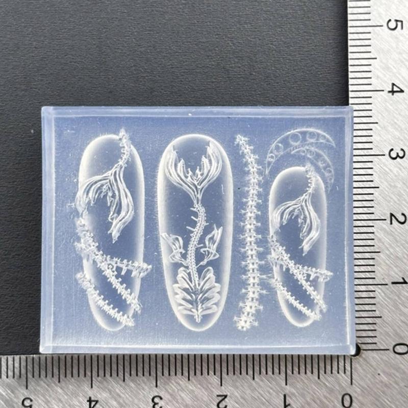 31BB エンボス加工シリコーンネイルアートモールド再利用可 - Resin Art Equipment のレビューと価格