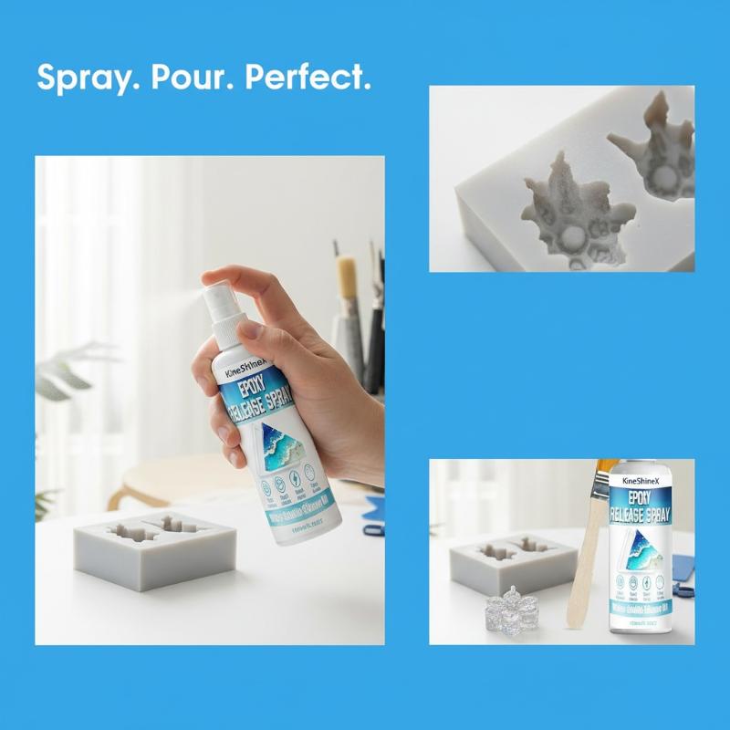 エポキシモールド脱型スプレー非毒性リリース剤、簡単な樹脂モー - Release Spray Silicone のレビューと価格