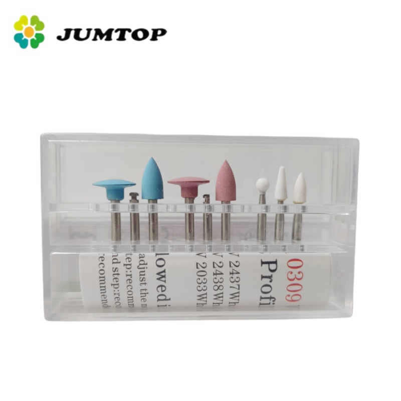 JUMTOP 9 ピース/箱歯科複合研磨キット低速ハンドピー - Resin Art Case のレビューと価格